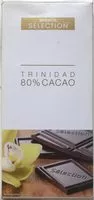 Cantidad de azúcar en TRINIDAD 80% CACAO