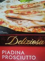 Zuckermenge drin Piadina prosciutto
