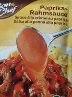 Suhkru kogus sees Sauce à la crème au paprika