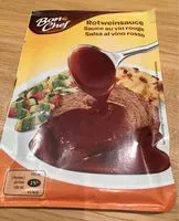 Amount of sugar in Rotweinsauce