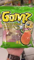 Sucre et nutriments contenus dans Gomz