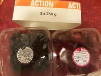 入っている砂糖の量 Myrtilles et Framboises  2 x 250 g