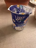 Sokerin määrä sisällä Leger yoghurt
