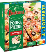Amount of sugar in BUITONI FOUR A PIERRE Pizza surgelée Royale 2+1 offerte (3x335g)