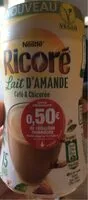 Cantidad de azúcar en RICORE au lait d'amande