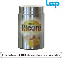 Cantidad de azúcar en RICORE Original, Café & Chicorée, Boîte 260g