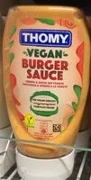 Amount of sugar in Vegan burger sauce