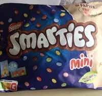 Cantidad de azúcar en SMARTIES MINI sachet 375g