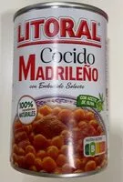 Suhkru kogus sees Cocido madrileño