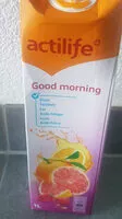 Jumlah gula yang masuk Good Morning Drink with fruit juice and fruit pulp