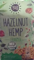 Jumlah gula yang masuk Hazelnup hemp granola