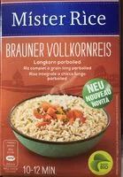Jumlah gula yang masuk Riz complet a grain long