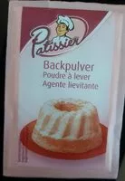 Sokerin määrä sisällä Backpulver
