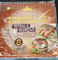 चीनी की मात्रा Tortilla Whole Wheat
