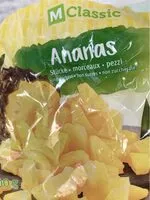 चीनी की मात्रा Ananas