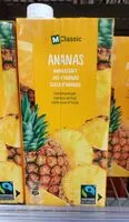 Количество сахара в Ananassaft