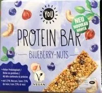 Jumlah gula yang masuk Protein Bar Blueberry-Nuts