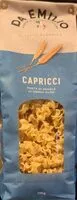 İçindeki şeker miktarı Capricci