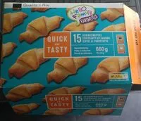 Suhkru kogus sees Croissants au jambon