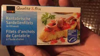 Quantité de sucre dans Filets d'anchois de Cantabrie : à l'huile d'olive