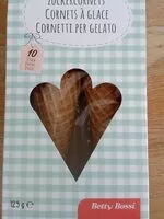Quantité de sucre dans Cornets à glace