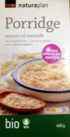 入っている砂糖の量 Porridge nature