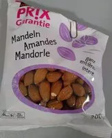 入っている砂糖の量 Mandeln