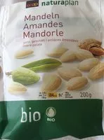 入っている砂糖の量 Amandes entières émondées