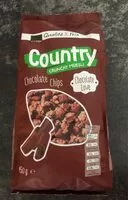 Zuckermenge drin Country crunchy muesli chocolate chips