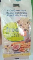 Sokerin määrä sisällä Müesli aux fruits séchés