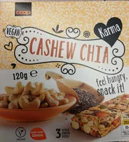 Quantité de sucre dans Cashew Chia