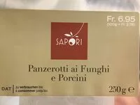 चीनी की मात्रा Panzerotti ai funghi e porcini