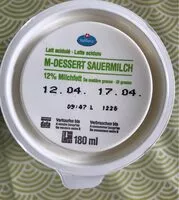 Количество сахара в M-Dessert Sauermilch