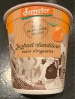 Sokerin määrä sisällä Joghurt Sanddorn