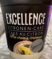 Quantité de sucre dans excellence cake au citron