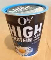 Количество сахара в Oh High protein nature