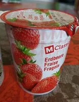 Quantité de sucre dans Erdbeere Fraise Fragola