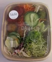 Sokerin määrä sisällä Mischsalat mit Falafel