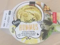 Quantité de sucre dans Hummus with lemon and parsley