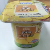 Sokerin määrä sisällä Yogurt de piña.