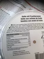 Sokerin määrä sisällä Munz gelée aux arômes de fruits
