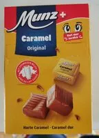 Sokerin määrä sisällä Caramel-Milchbonbon