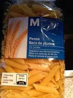 Penne becs de plumes