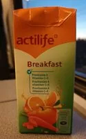 Jumlah gula yang masuk Actilife Breakfast