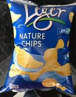 Sokerin määrä sisällä Nature chips