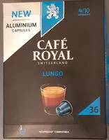चीनी की मात्रा CAFE ROYAL NS Alu Lungo x36
