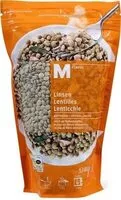 Dried lentils