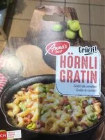 Cantidad de azúcar en Hörnli Gratin