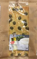 Cantidad de azúcar en Focaccia alle olive