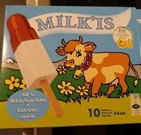 Cantidad de azúcar en Milk'is (10 Stück à 54ml)